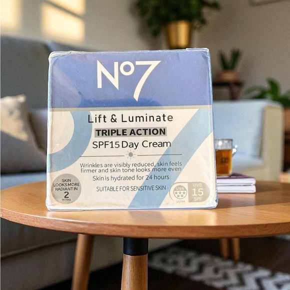 No7 Lift & Luminate Triple Action SPF15 Age Defying Day Cream 1.69oz - Picture 1 of 6